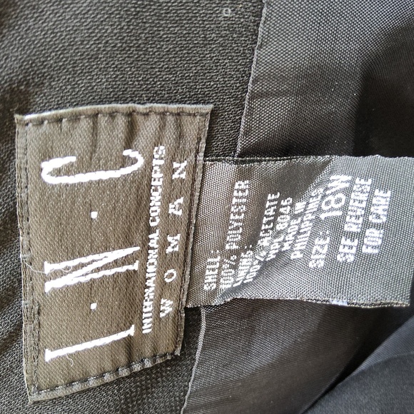 INC International Concepts Woman Black Skirt Size 18 W - Picture 4 of 6